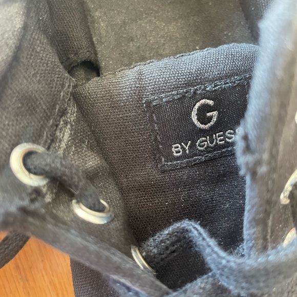G BY GUESS Oona Fashion Sneakers Studded Black Size 8.5 - Picture 6 of 7